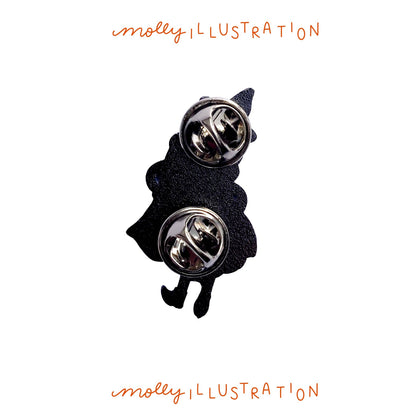 Feelin Halloweenie Enamel Pin
