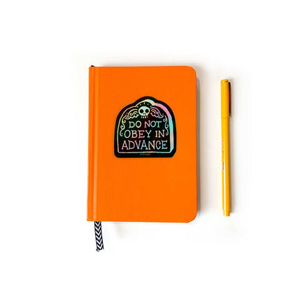 Do Not Obey Holographic Vinyl Sticker