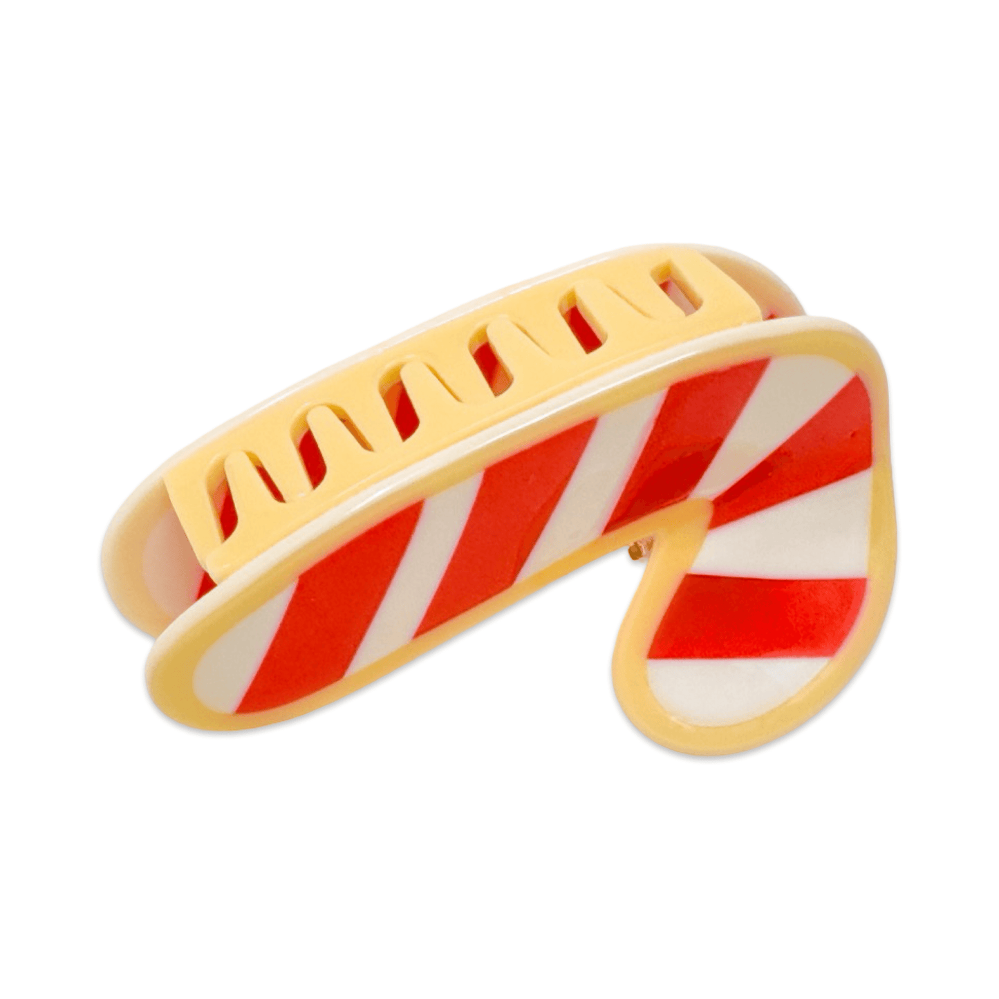 Candy Cane Midi Hair Claw