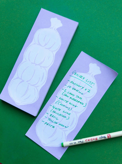 Garlic Memo Pad