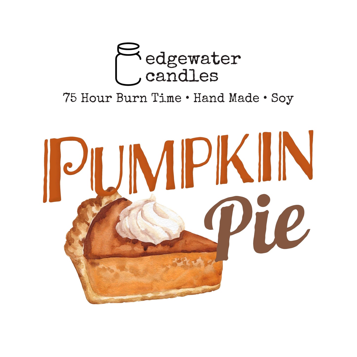 Pumpkin Pie Jar Candles
