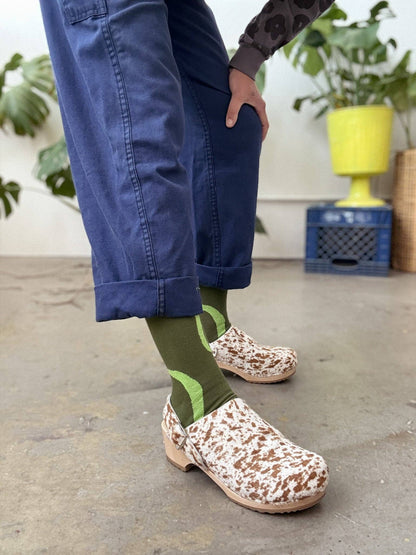 Lime & Moss Ziggy Socks