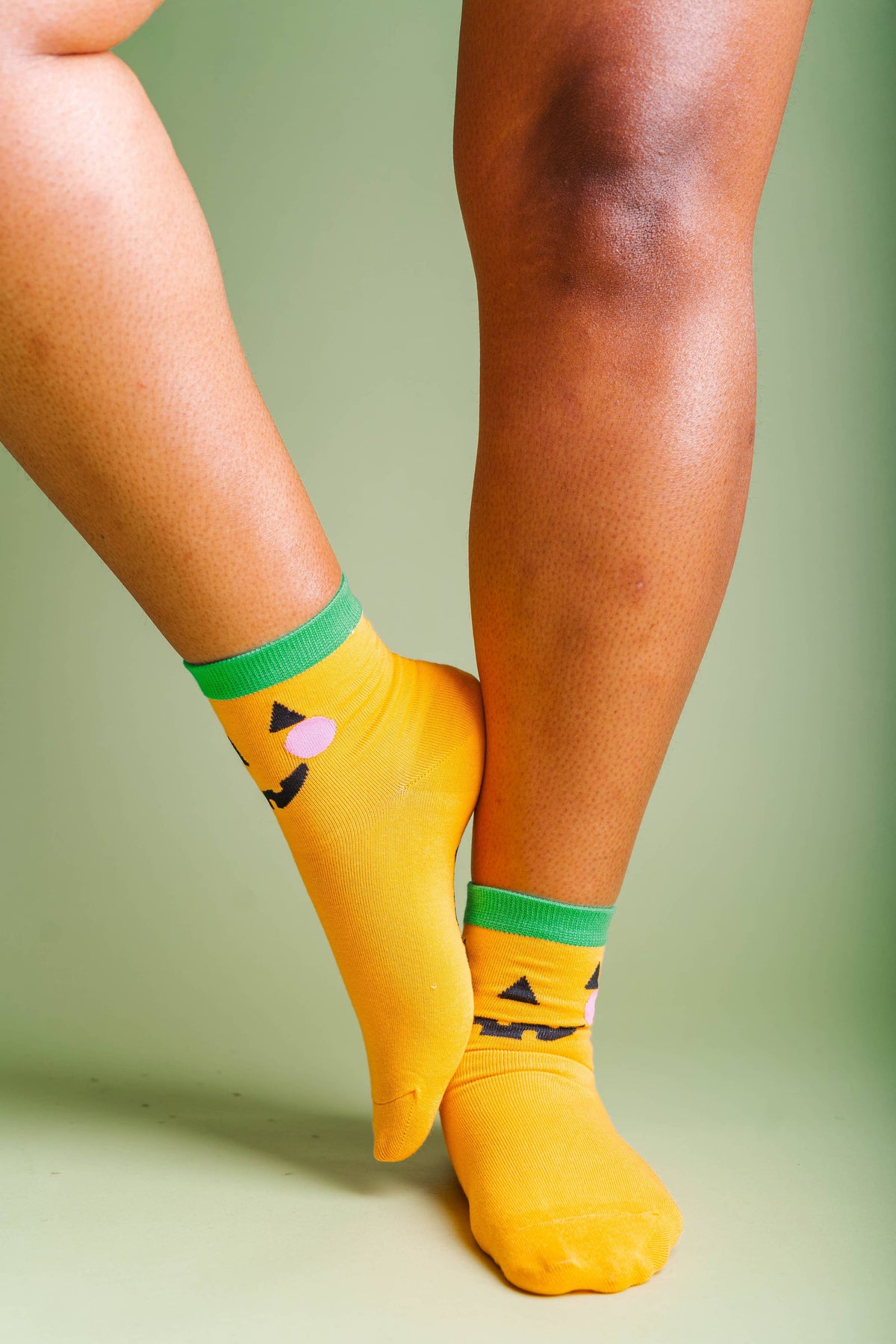 Jack O' Lantern Ankle Socks