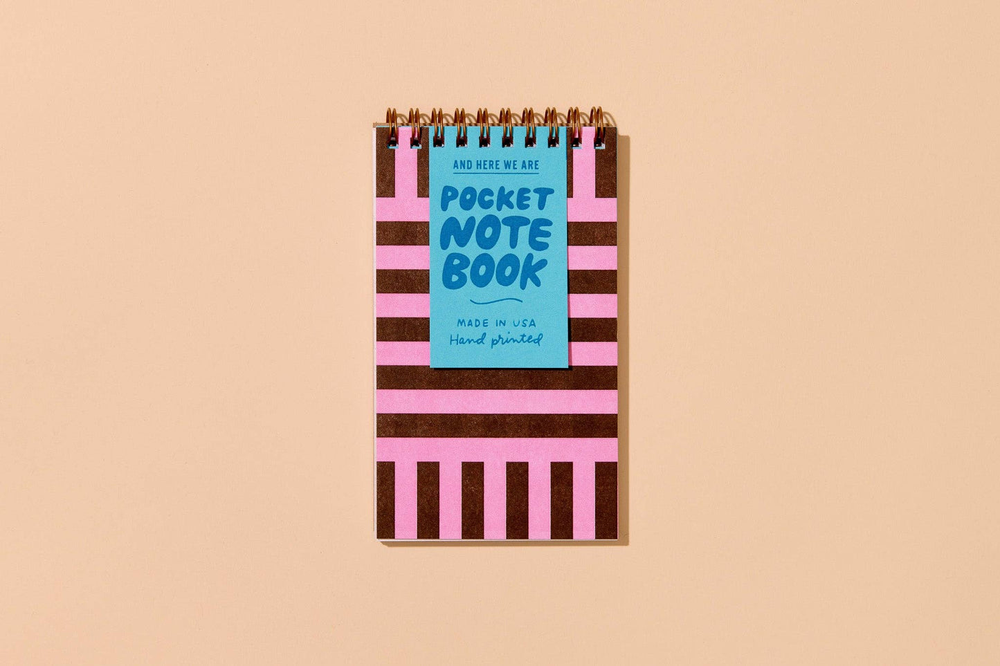 Riviera Letterpress Pocket-size Spiral Notebook