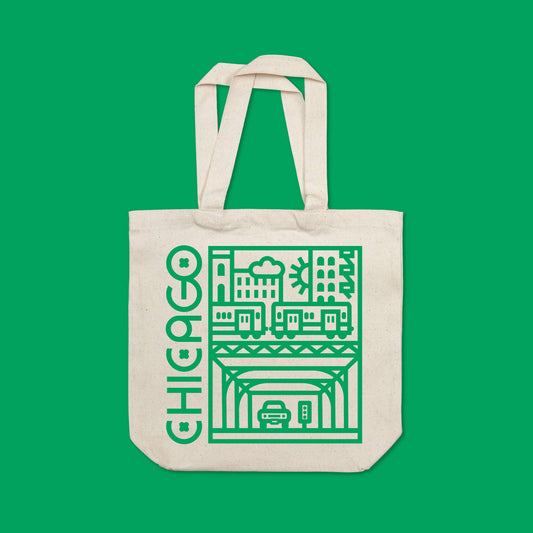 Under the L Chicago Tote Bag