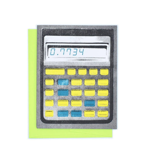 Calculator "01134" HELLO Card