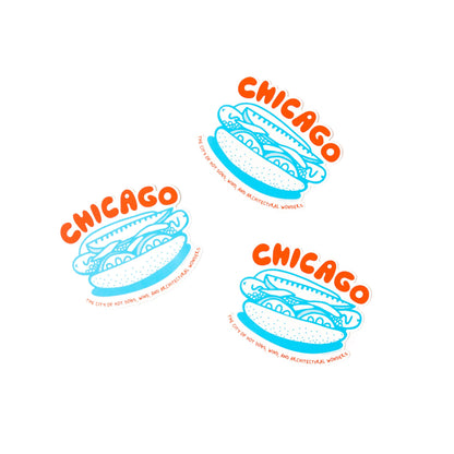 Chicago Hot Dog Sticker