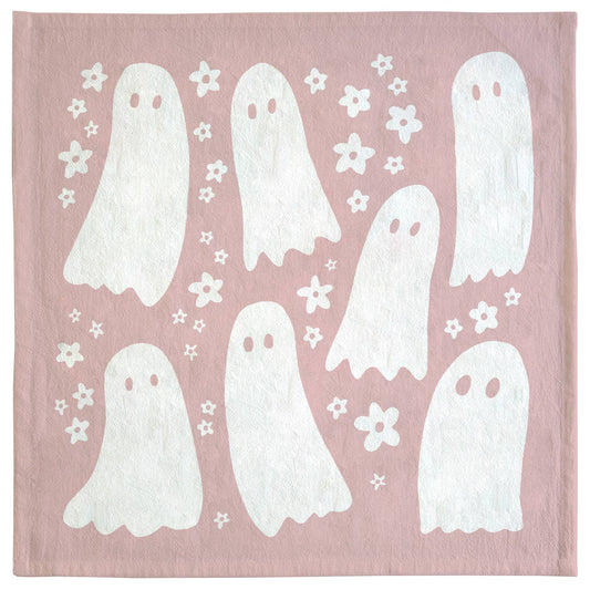 Glitter Ghosts Tea Towel