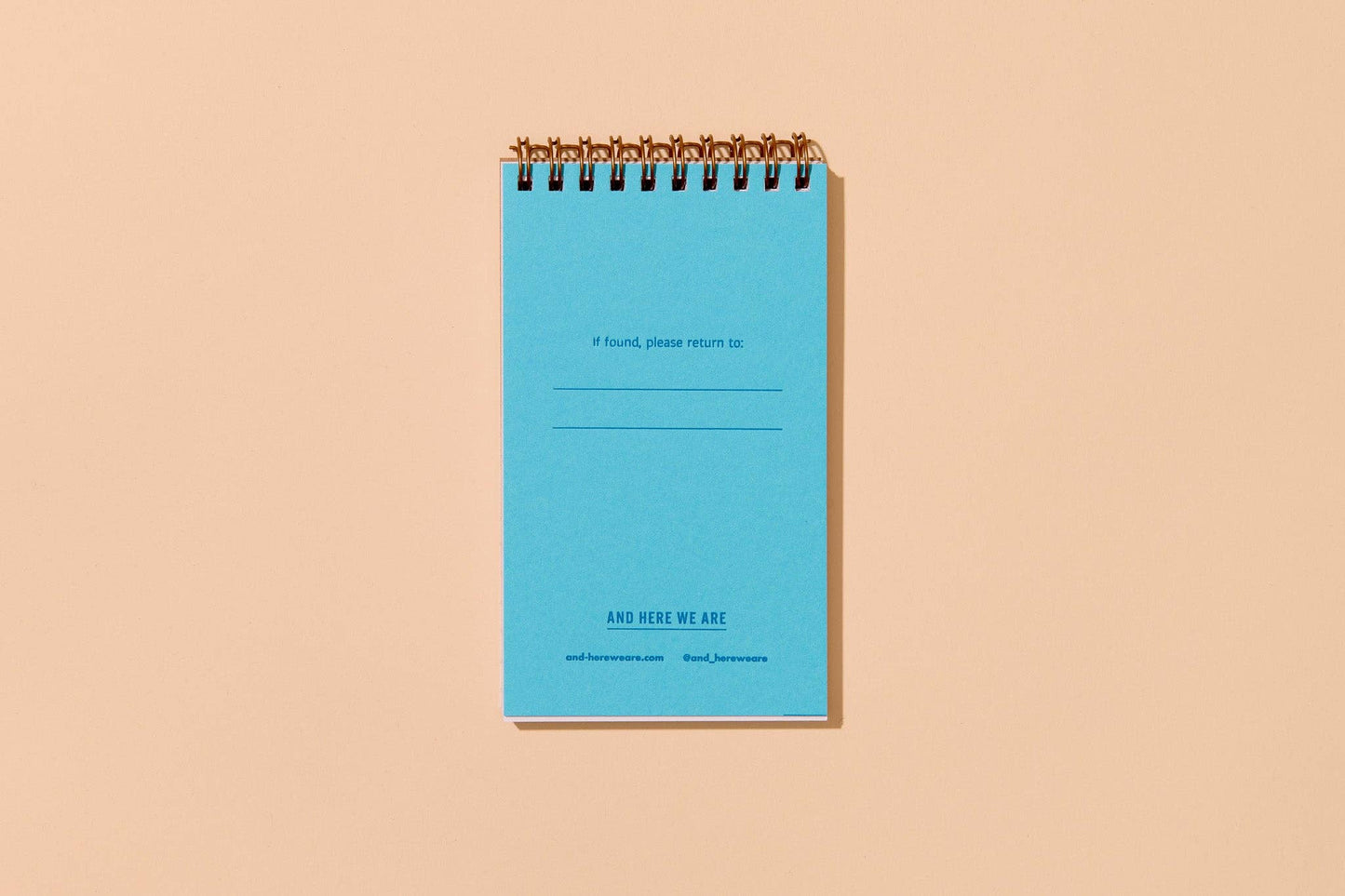 Riviera Letterpress Pocket-size Spiral Notebook