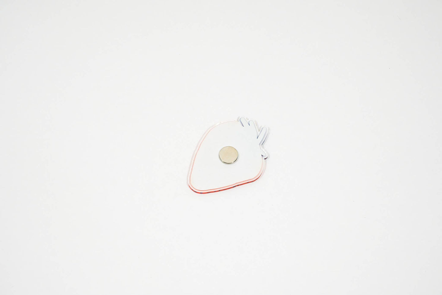 Strawberry acrylic magnet