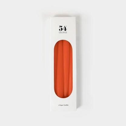 Orange 10" Taper Candles