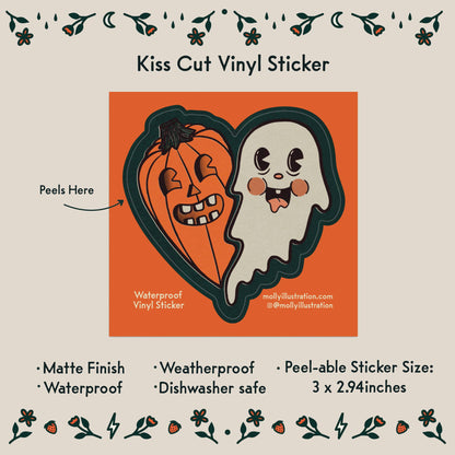 Spooky Pals Vinyl Sticker
