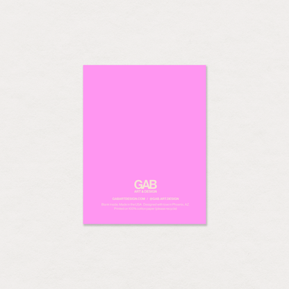 Happy birthday pink cake - greeting card