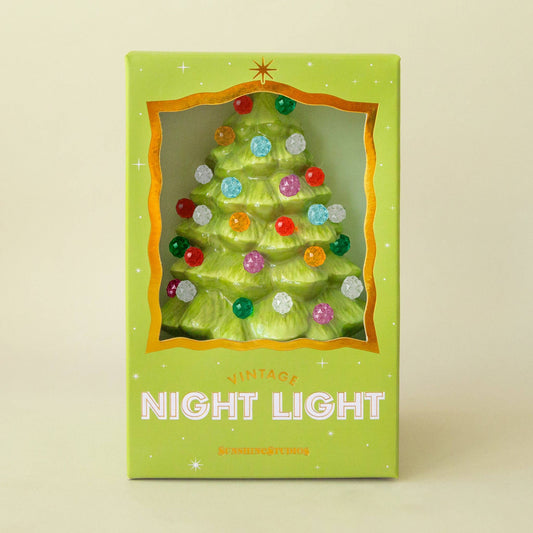 Gumdrop Green Vintage Tree Night Light