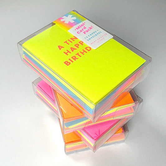 Mini Card Pack Risograph Cards