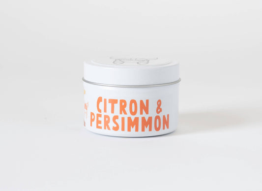 Citron + Persimmon Candle Tin