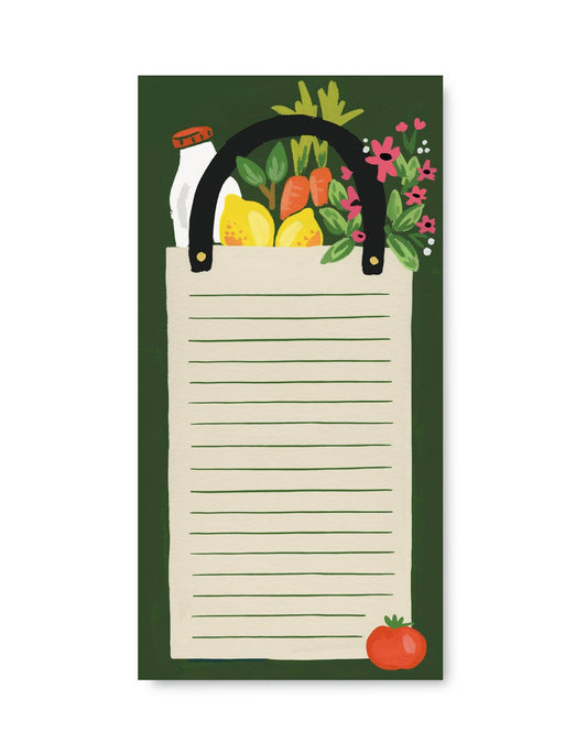 Grocery Bag Magnetic Notepad