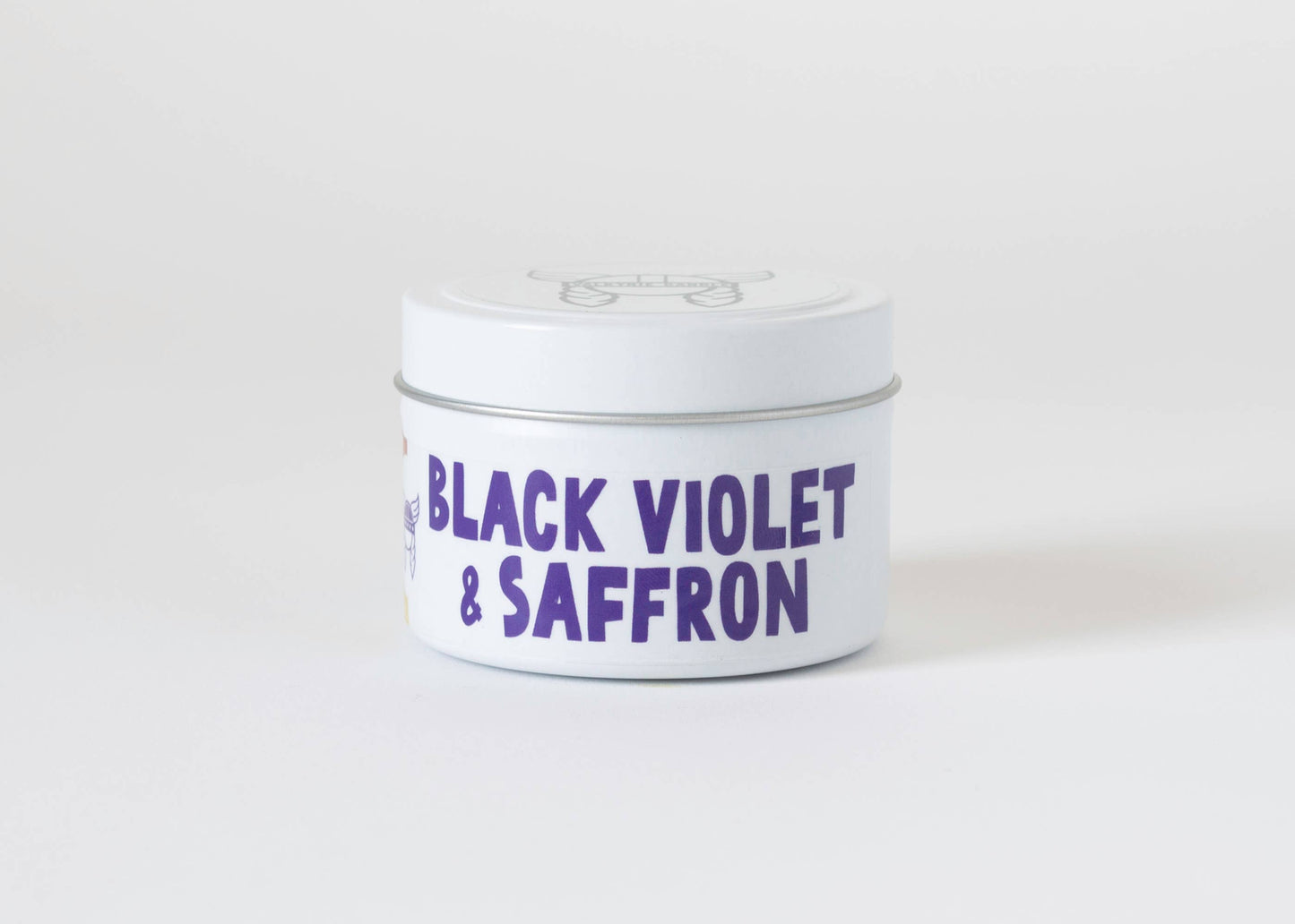 Black Violet + Saffron Tin