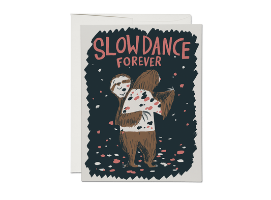 Slow Dance Sloths Card