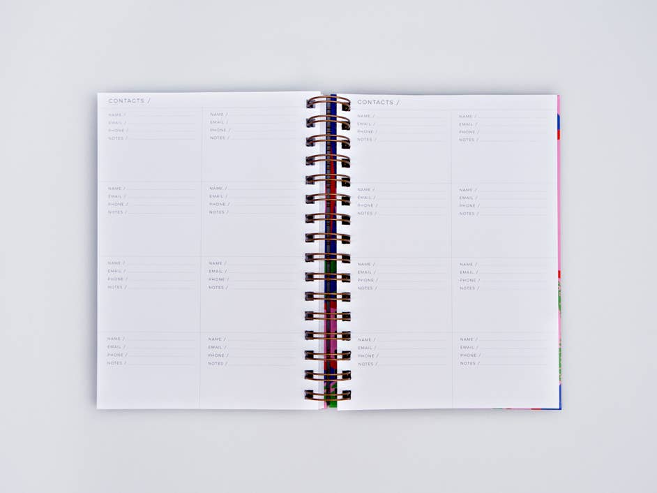 Athens Hard Cover Undated Weekly Planner