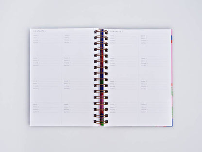 Athens Hard Cover Undated Weekly Planner