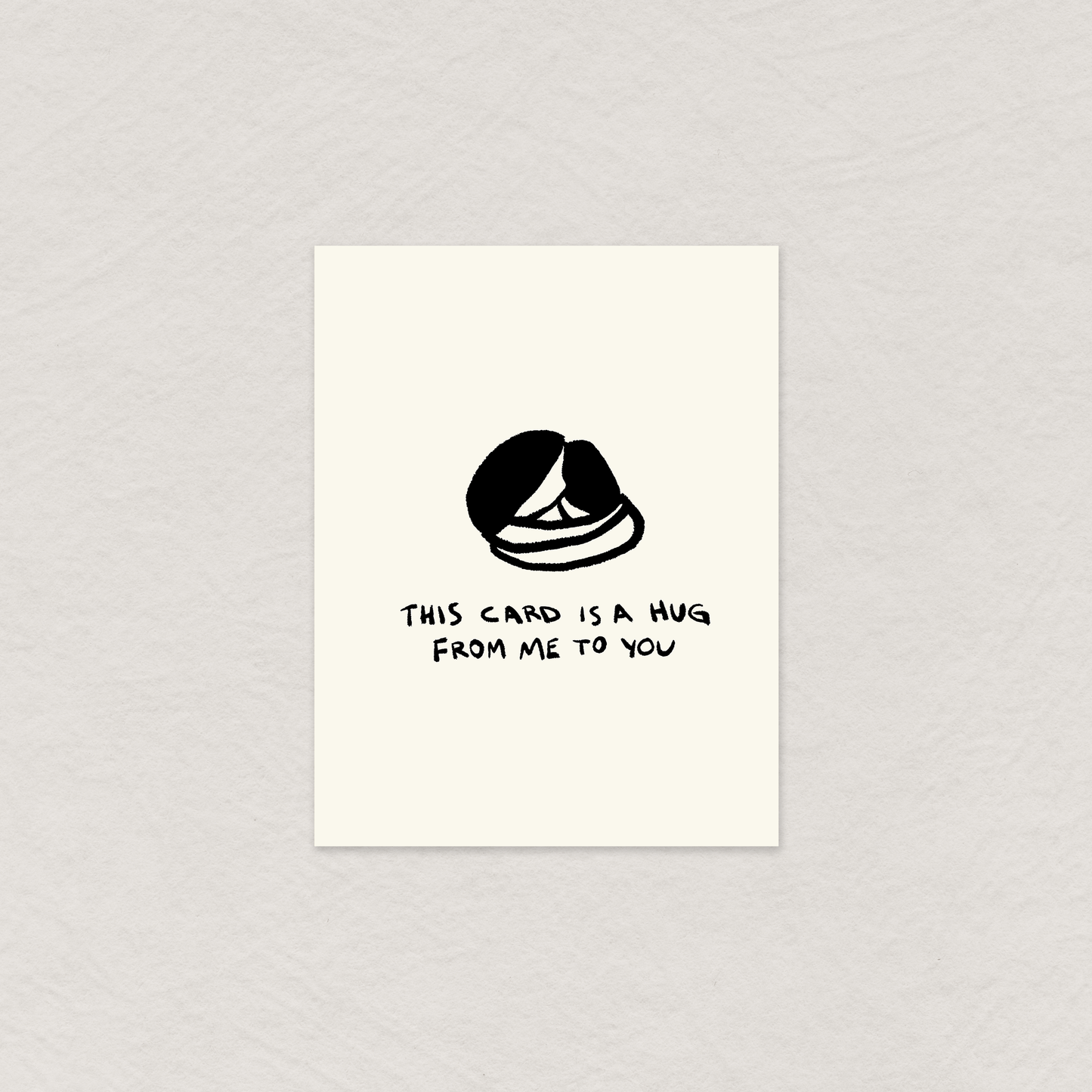 Hug from me to you - greeting card