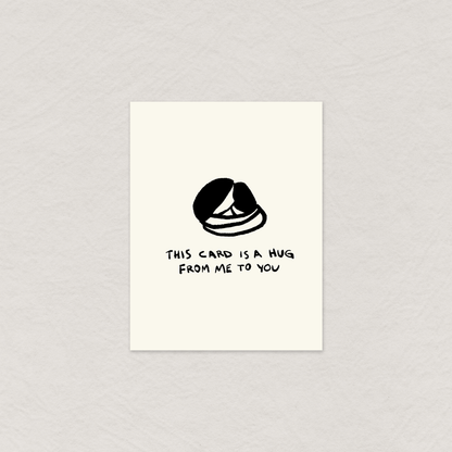 Hug from me to you - greeting card