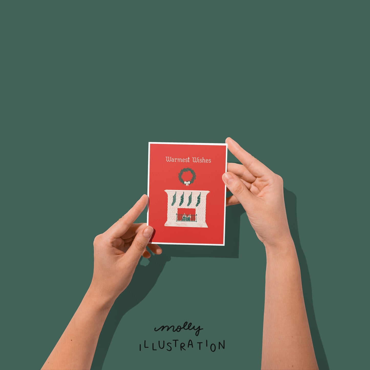 Warmest Wishes Christmas Card