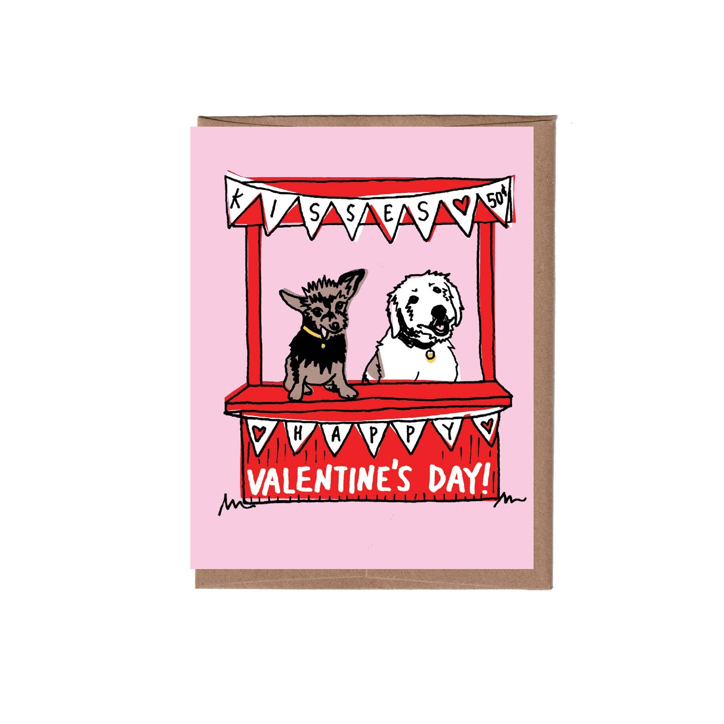 Kissing Booth Greeting Card