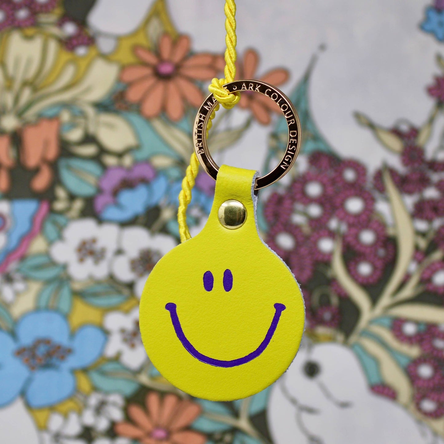 Smiley Face Key Fob