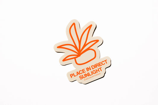 Place In Direct Sunlight sticker