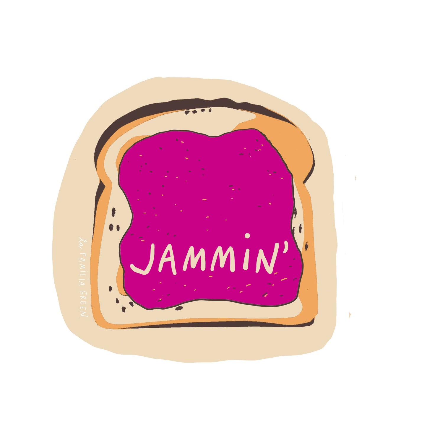 Toast Sticker