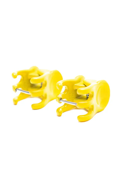 Lemon Mini Claw Hoop Earrings