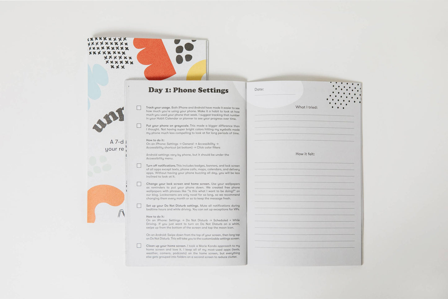 Unplugged: A Workbook to Reset Your Relationship w/ Screens