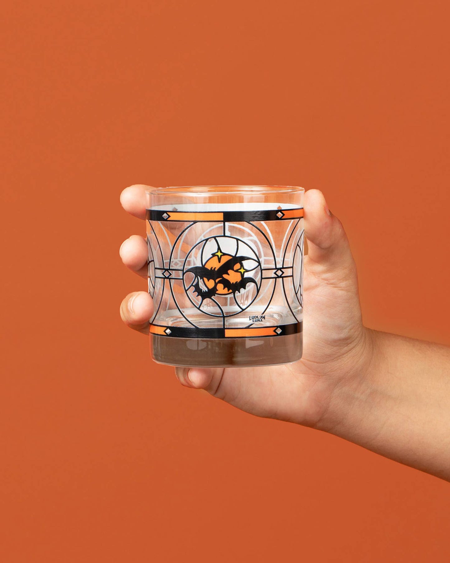 Halloween Rocks Glass