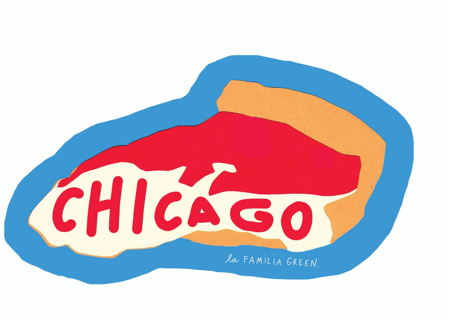 Chicago Pizza Sticker