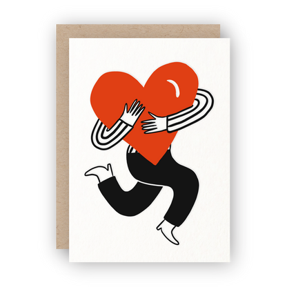 Holding Your Heart Greeting Card