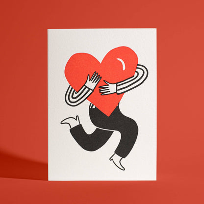 Holding Your Heart Greeting Card