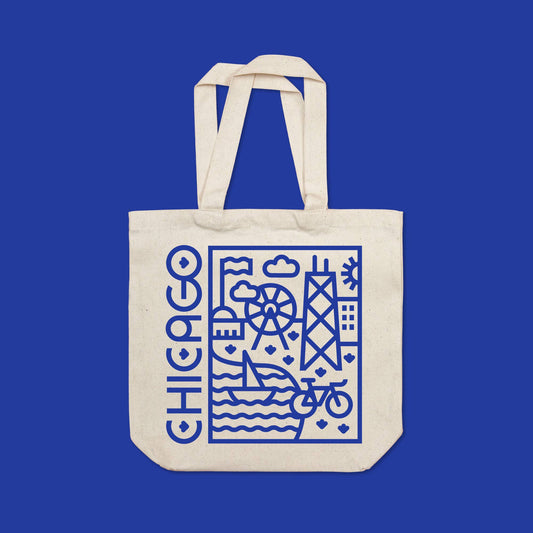Chicago Lake Shore Tote Bag