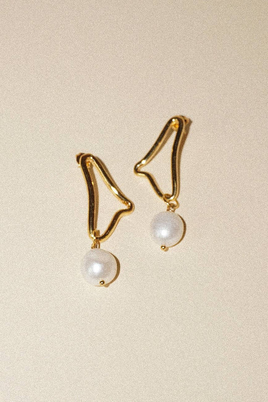 Abstract Wave Earrings