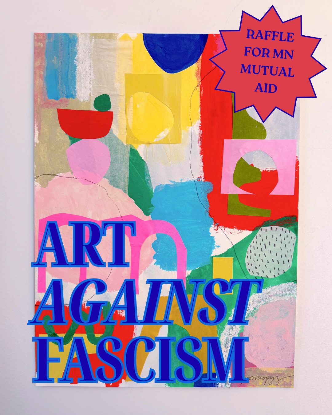 Minnesota Mutual Aid Original Painting Raffle Ticket