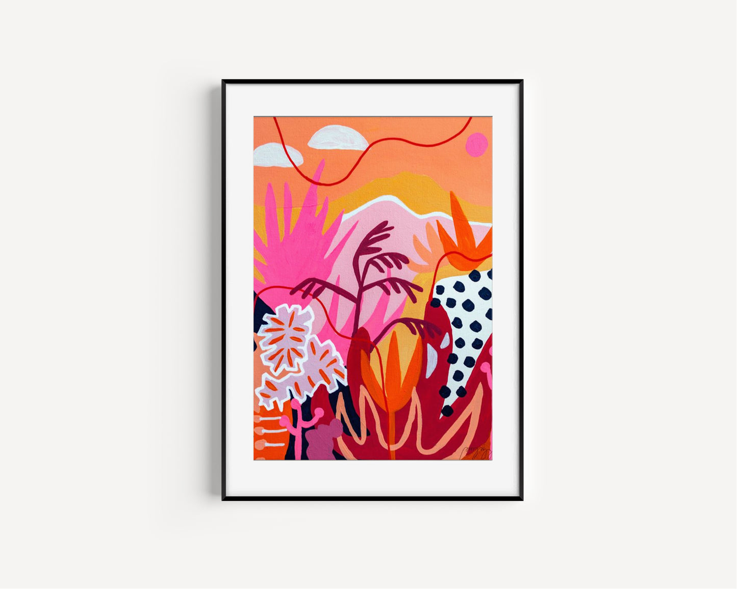 High Noon Framed Art Print