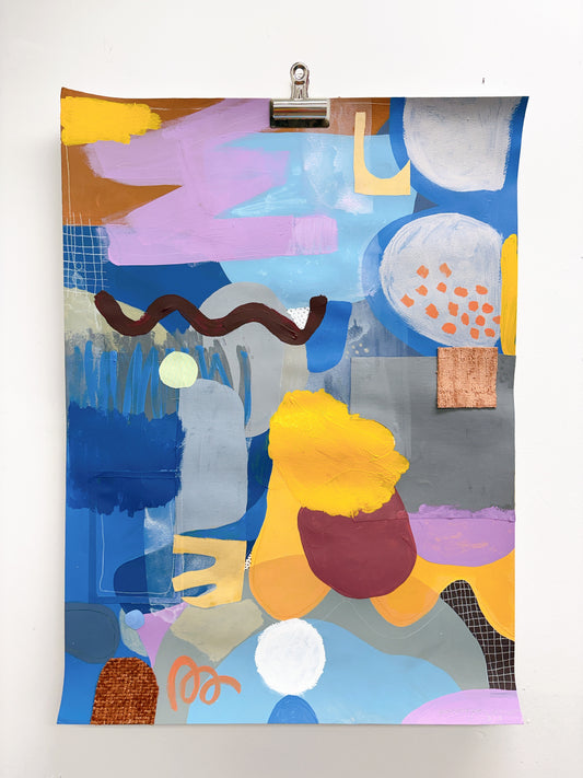 "North Shore Line" Original Painting - FREE SHIPPING