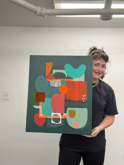 "Chicago Transit Authority" Original Painting - FREE SHIPPING