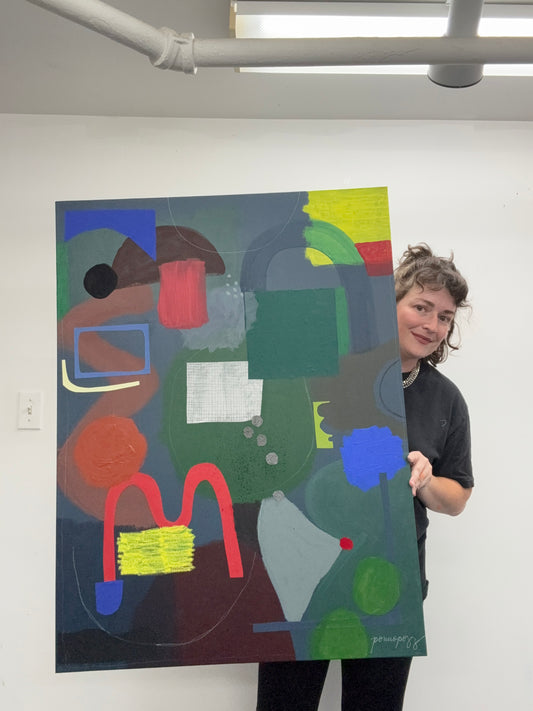 "Burlington" Original Painting - FREE SHIPPING