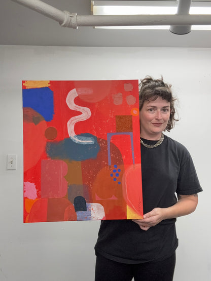 "Rock Island" Original Painting - FREE SHIPPING