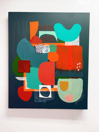 "Chicago Transit Authority" Original Painting - FREE SHIPPING