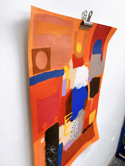 "South Shore Line" Original Painting - FREE SHIPPING