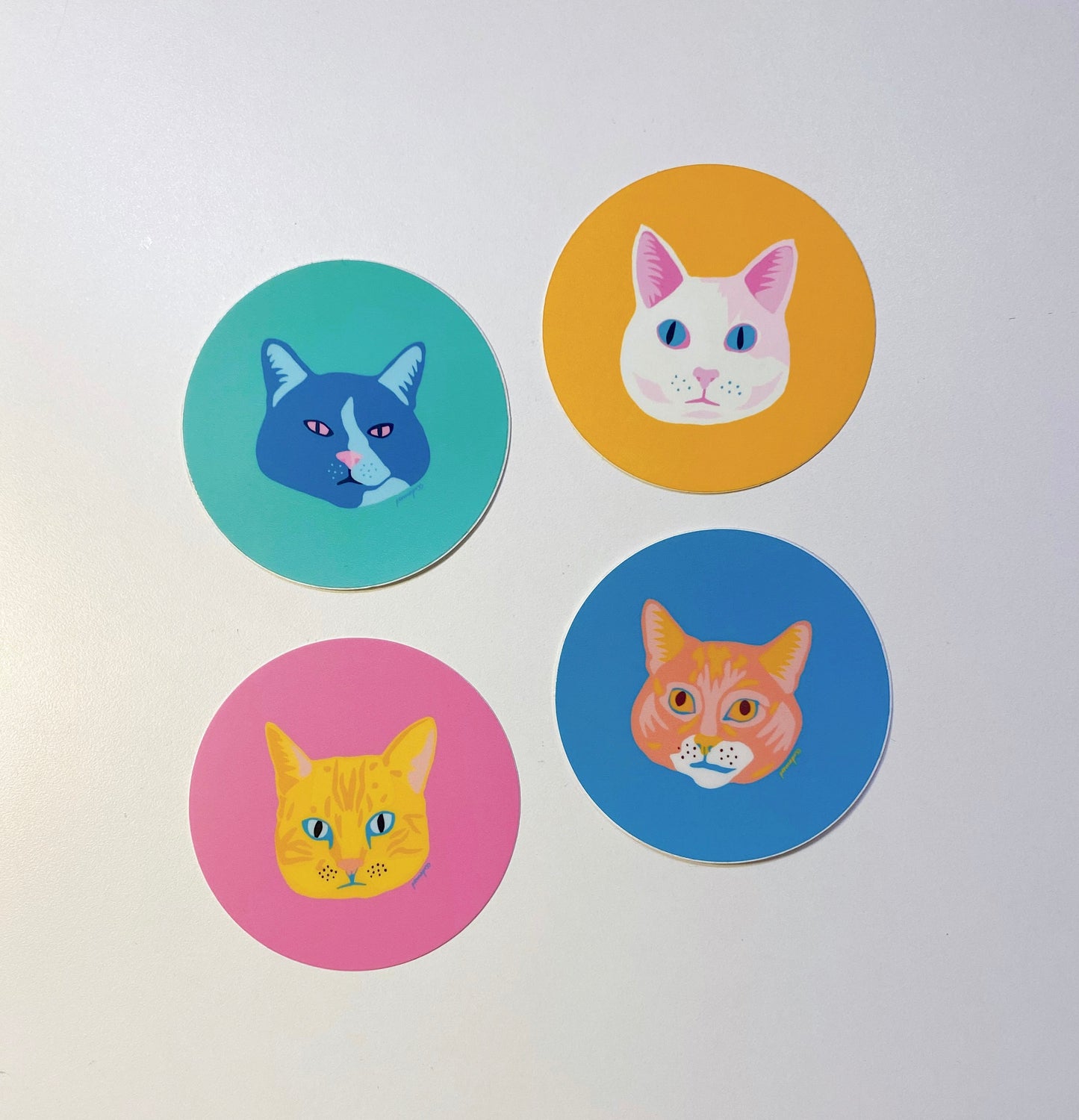 Ponno Cat Stickers