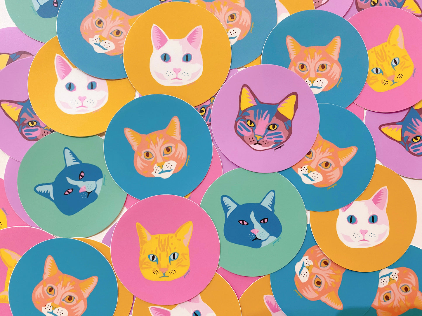 Ponno Cat Stickers